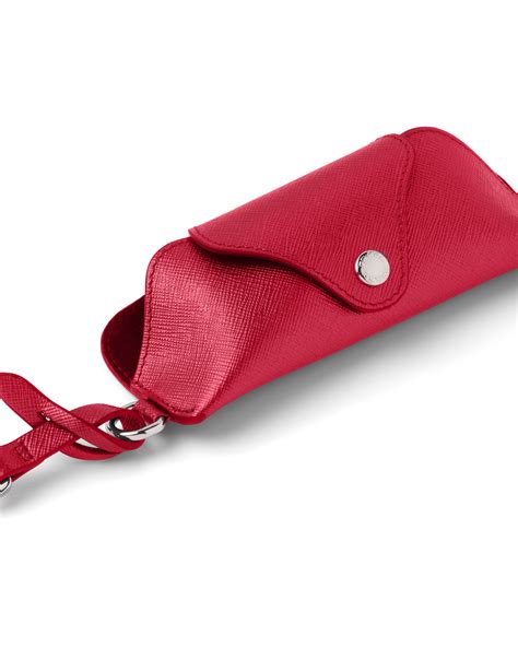 prada saffiano leather glasses case|Fiery Red Saffiano Leather Glasses Case .